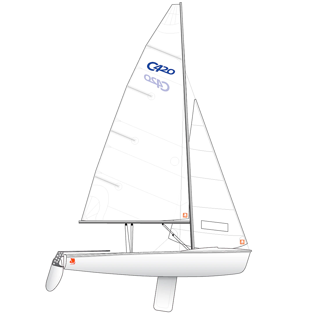 c420 sailboat trailer